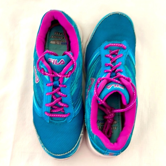 Fila~Athletic Shoes / Turquoise & Pink - Picture 8 of 10